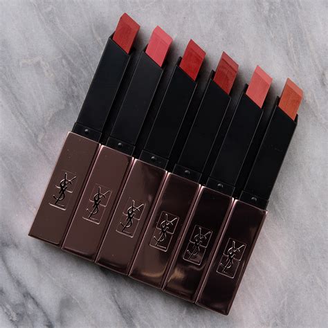 ysl the slim glow matte lipstick|yves saint laurent lipstick shades.